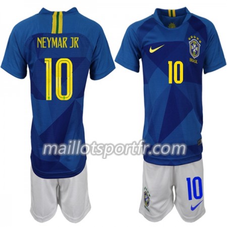 Maillot de Foot Brésil Neymar JR 10 Enfant Extérieur Coupe du monde 2018 Maillot de Foot Brésil Neymar JR 10 Enfant Extérieur Coupe du monde 2018